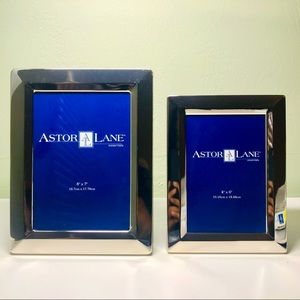 SOLD - Astor Lane Silver Photo Frames